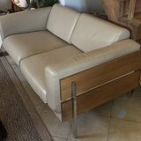 Canapé  2 places cuir Forum 11 de Robin Day  pour Habitat 2010