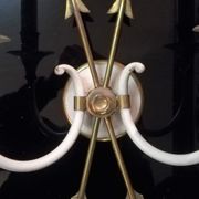 Paire d'appliques à flèches en bronze