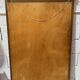 Bevelled oak Art Deco mirror 133x80