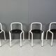 Postmodern dining chairs by Pietro Arosio for Airon, 1980s
