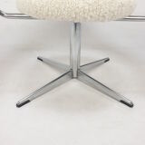 Set of 2 round armchairs, 1970's