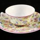 9 porcelain coffee cups from limoges haviland decorated with flowers circa 1930
