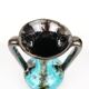 Vallauris Blue Fat Lava Vases