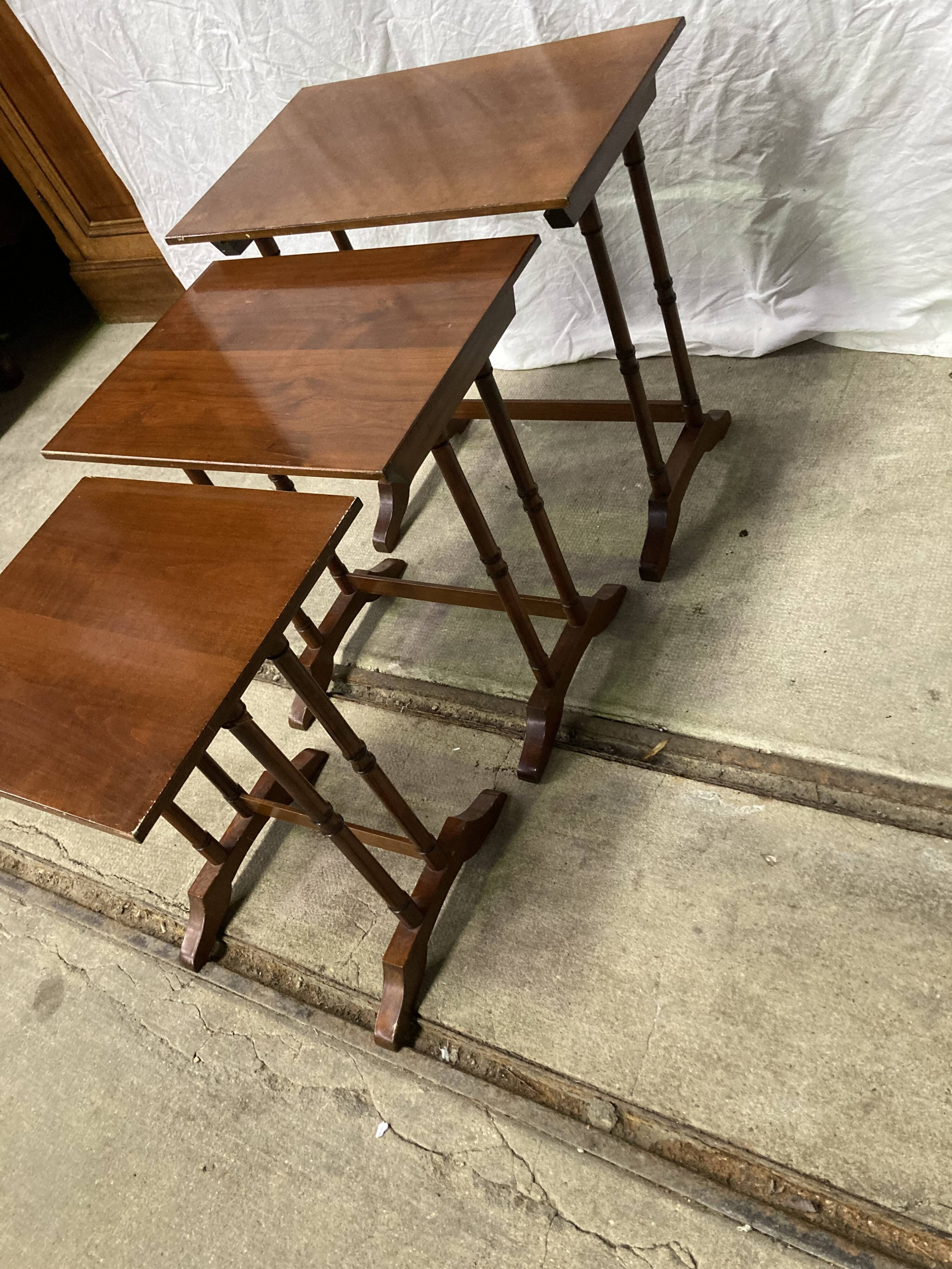 Cherry trundle tables