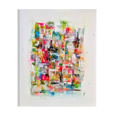 Abstract painting table