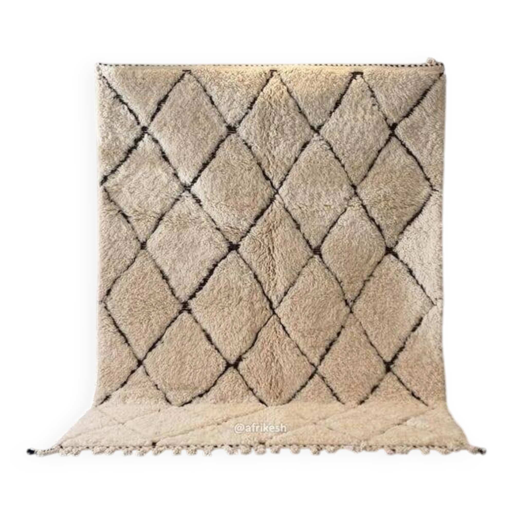 Tapis berbère en laine naturel 200/260cm