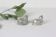 Metal salt and pepper shakers depicting two quails, 1970
