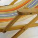 Chair fabric and wood vintage 1960