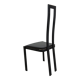 Set of 6 italian post modern dining chairs, 1980s