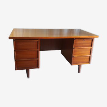 Bureau style scandinave en teck années 60