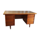Bureau style scandinave en teck années 60