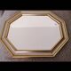 Golden wooden mirror