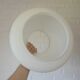 Vintage Lantern Pendant Light | Mid Century Opaline Glass Chandelier