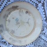 Two mismatched old plates