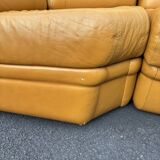 Beka 1970 leather modular sofa