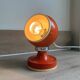 Eyeball Magnet Table Lamp – Orange & Chrome Metal (1970s)