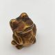 Vintage brass frog figure - 1970s