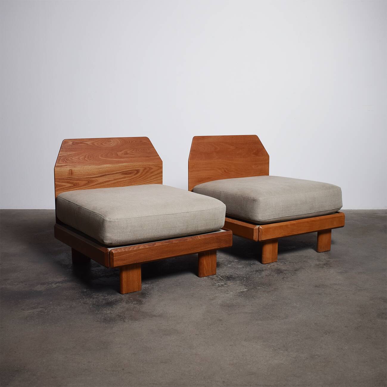 Lounge Chairs from Maison Seltz, France, 1970s, Set of 2
