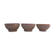 3 bols en porcelaine du berry