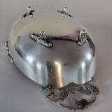 Italian 800 Silver Oval Footed Bowl