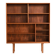 Bibliothèque en noyer scandinave, années 1960