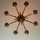 Lustre bronze 8 branches