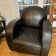 Fauteuil club en cuir