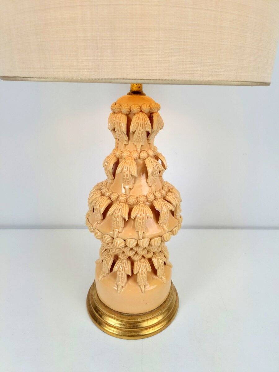 Ceramic Table Lamp by Cerámica Bondia Manises, Spain, 1960