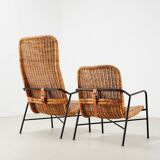 Dirk van Sliedregt Pair of Lounge Chairs for Gebr. Jonkers 1952