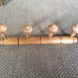 Bamboo coat rack