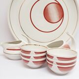 Service de desserts Art déco