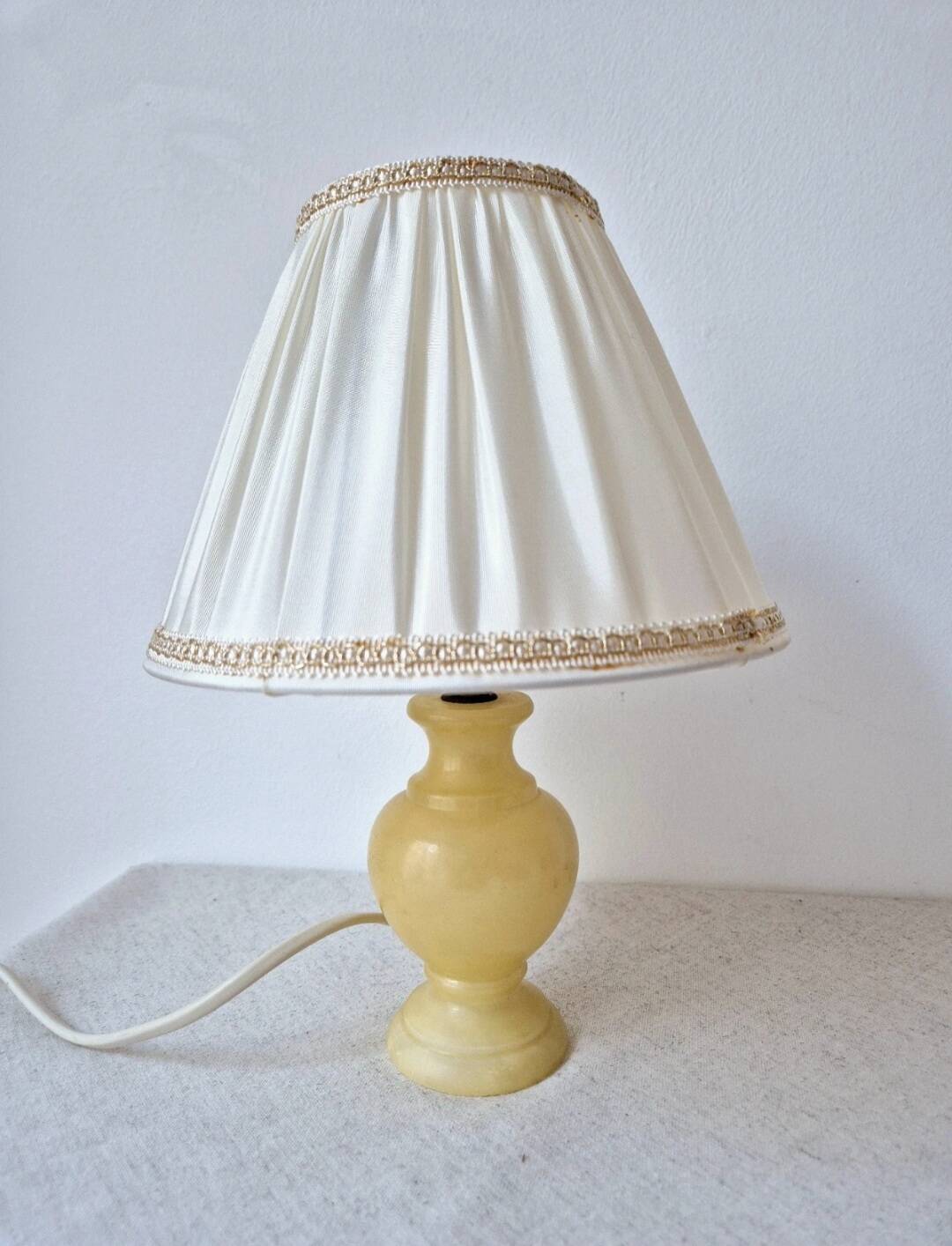 Vintage table lamp with alabaster base '1970s -