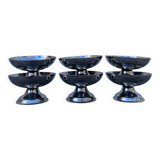 6 stainless steel cups 1970