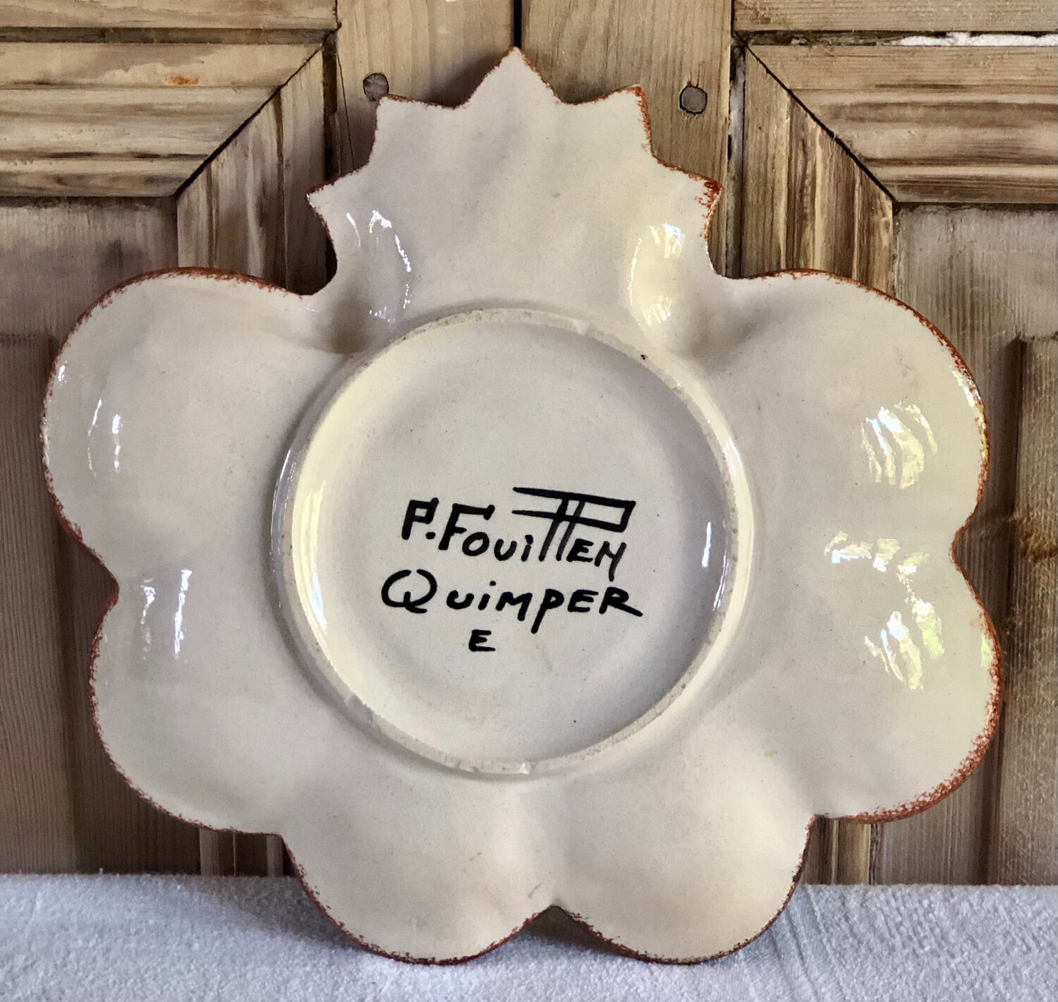 4 plates of oysters barbotine Paul Fouillen Quimper