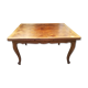 Louis XV-style oak extension table