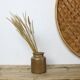 Caramel stoneware pot