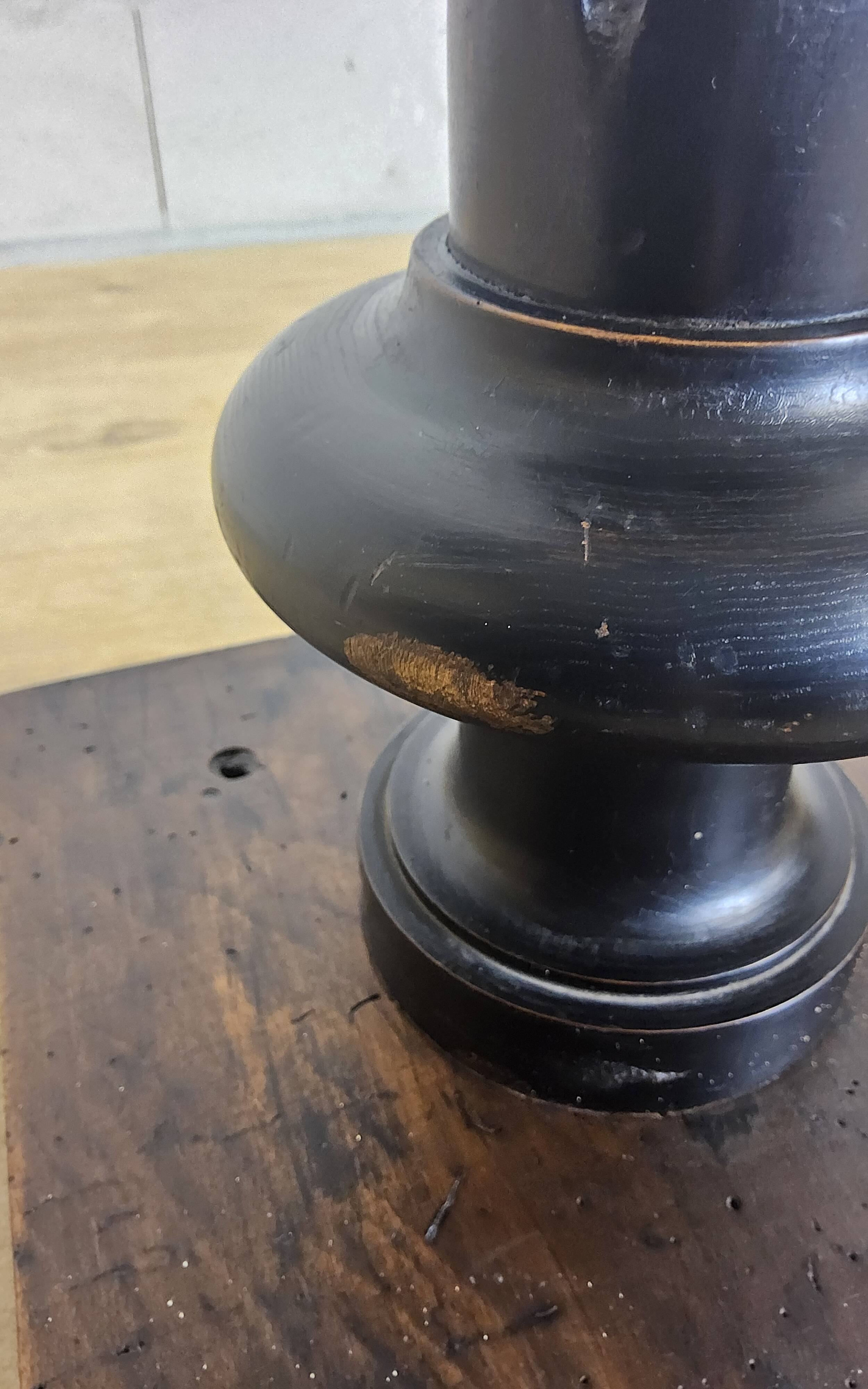 Antique wooden plant stand / pedestal / plinth