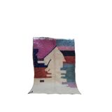 Handmade wool Berber rug 250 x 150 cm