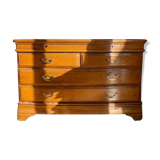 Solid oak chest of drawers