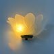 Pair of vintage brass and sandblasted glass wall lights, France, 1970