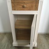 Old wooden bedside