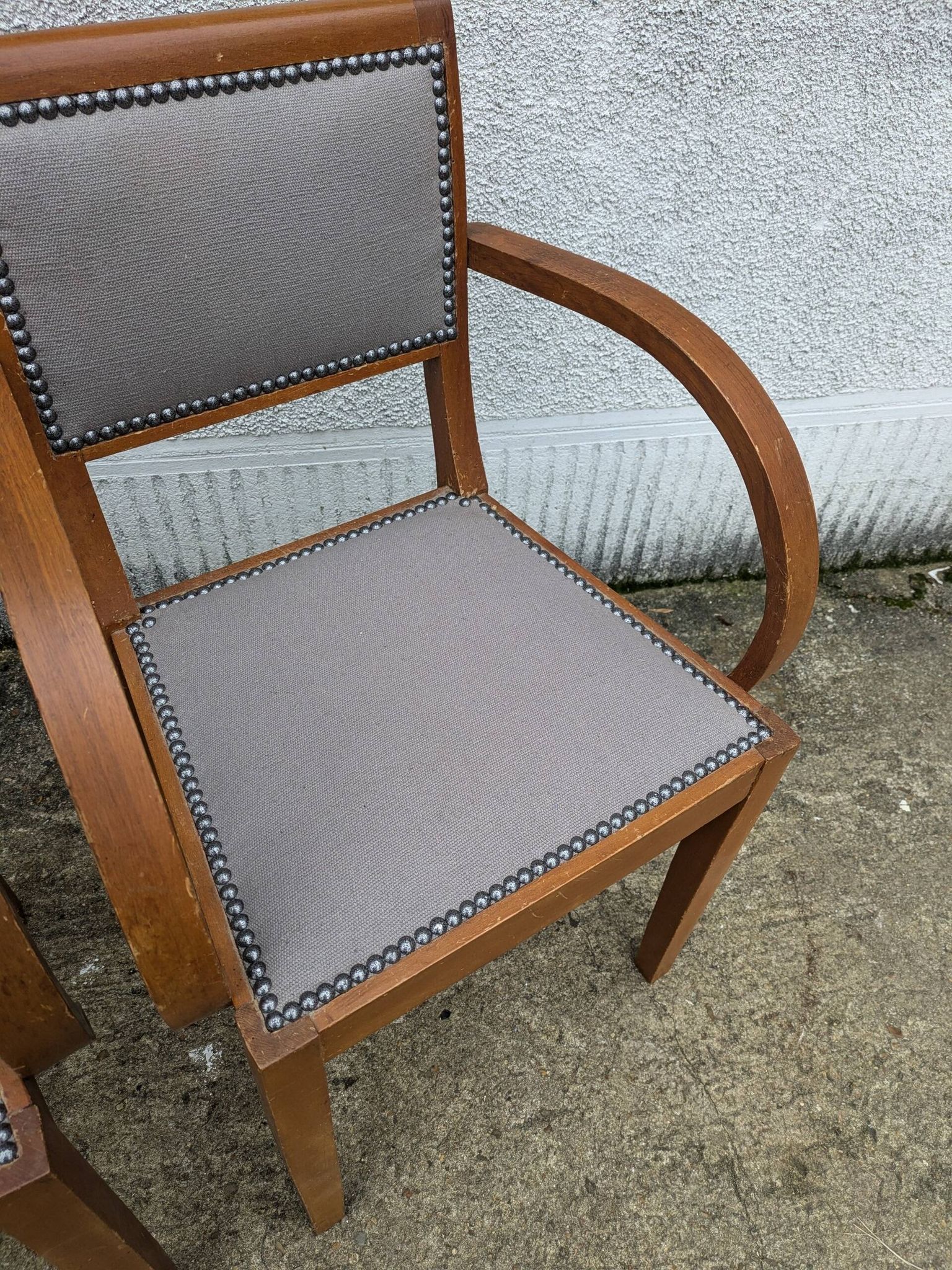 Pair of bridge armchairs