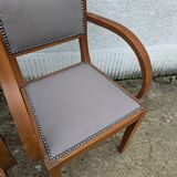 Pair of bridge armchairs