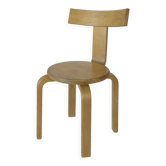 Tabouret en bois vintage, chaise pour enfant scandinave
