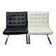 Pair of vintage leather chairs