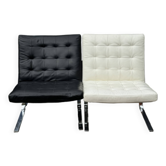 Pair of Vintage Leather Chairs