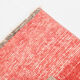 Red & beige vintage runner rug