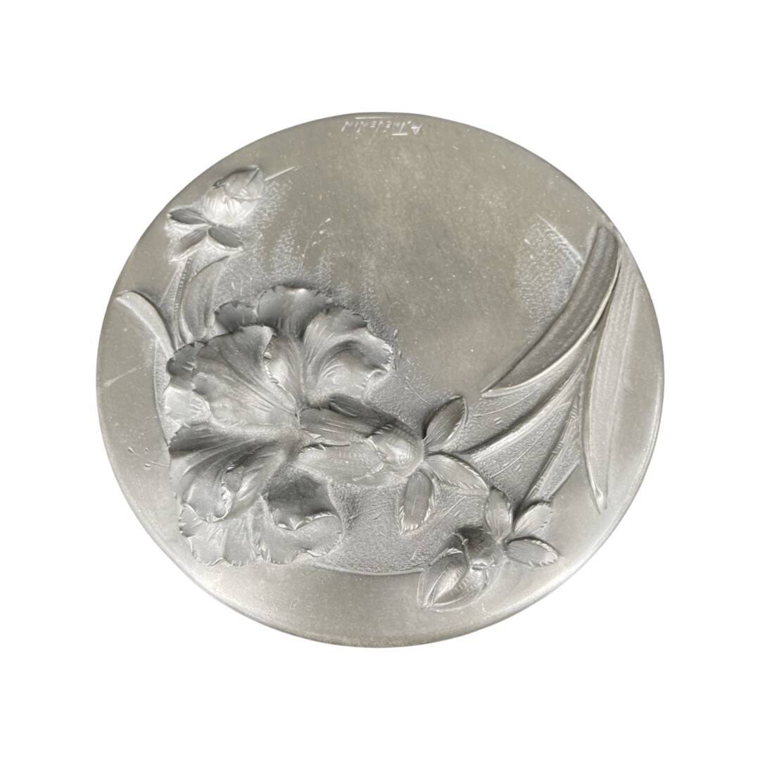 Art Nouveau Tin Box Signed A. Thévenin