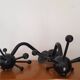 Set of 2 black Sputnik coat racks
