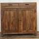 20th century Parisian buffet bahut made of solid wood (beech)